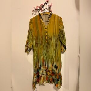 Kurta and duppata   Tie and dye